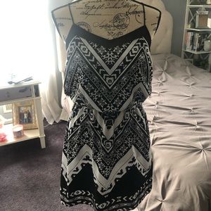 EXPRESS Black & White Dress